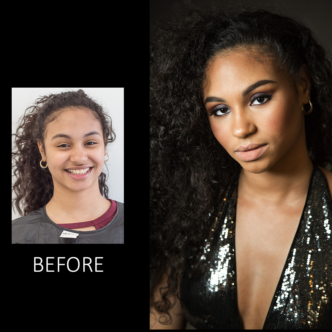 Empowering portrait session before and after Teaneck NJ - client 9